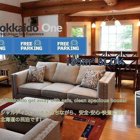 Sapporo Luxury Log House 5Brm Max 18Ppl 4 Free Parking Villa Bagian luar foto